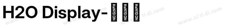 H2O Display字体转换